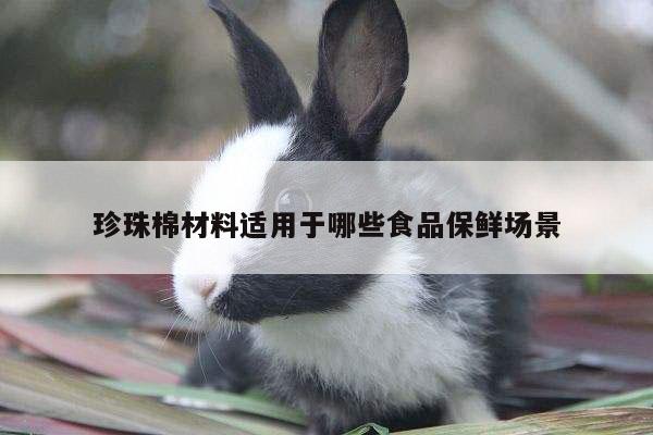 珍珠棉材料适用于哪些食品保鲜场景