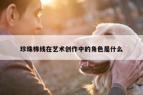 珍珠棉线在艺术创作中的角色是什么